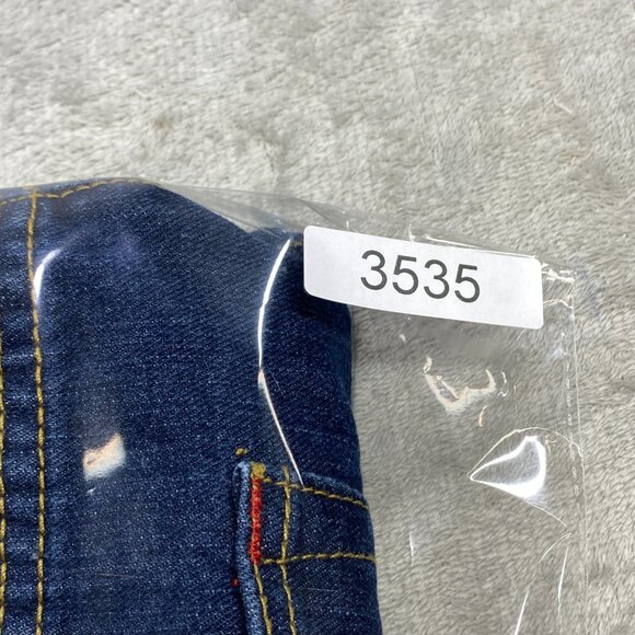 Coogi Australia Est.1969 Shorts Mens 38 Blue Denim Cotton Frayed Hem Hip Hop - Picture 8 of 9